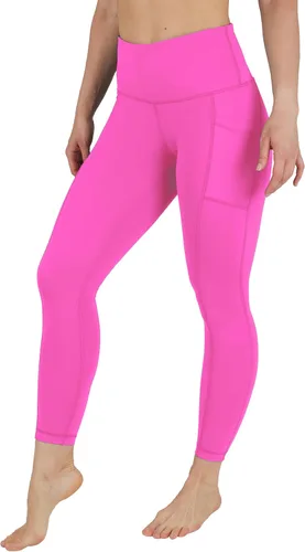 Vista 9 de 90 Degree By Reflex - Leggings de control abdominal, cintura alta, a prueba de sentadillas, para mujer, para entrenamiento, correr, yoga Bay Leaf