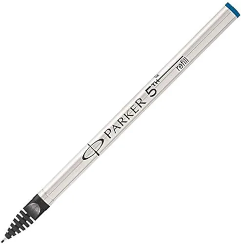 Vista 5 de Parker Quink cartucho de tinta de repuesto para plumas de tinta de 5ta generación, punta fina, color negro, (S0958790), Negro