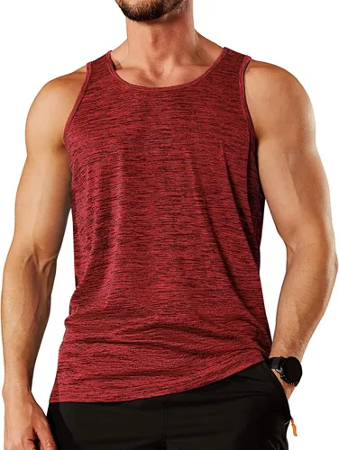 Vista 7 de TACVASEN Camisetas sin mangas para hombre de secado rápido para entrenamiento muscular atlético, gimnasio, culturismo, camiseta de rendimiento