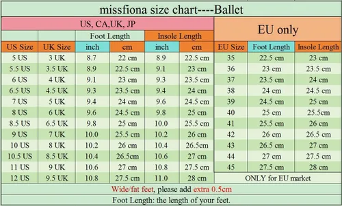 Vista 6 de missfiona Zapatillas de ballet de piel sintética para mujer, zapatos de danza con suela dividida para el vientre plano para adultos