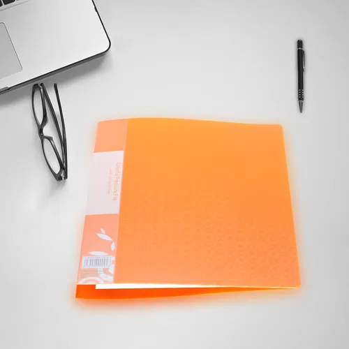 Vista 7 de Acocony Carpeta sin perforaciones con abrazadera, tamaño carta, 8.5 x 11 pulgadas, tapas de informe de plástico deslumbrante, multicolor, paquete