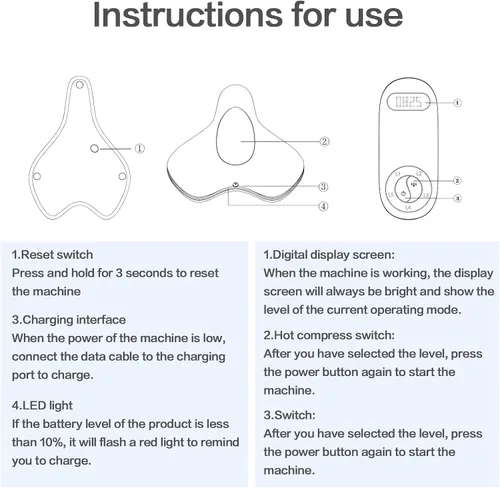 Vista 6 de Ejercitador Kegel, entrenador de fuerza muscular con control remoto para hombre y mujer, ajuste de 5 niveles, mejora la resistencia muscular
