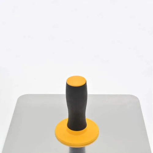 Vista 5 de Soporte para tablero de mortero, halcón de enlucido de aluminio con mango de agarre suave, pintura casera con mango herramienta de enlucido