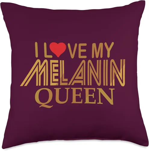 Vista 4 de Melanin womens Melanin apparel Melanin outfits for women Throw Pillow