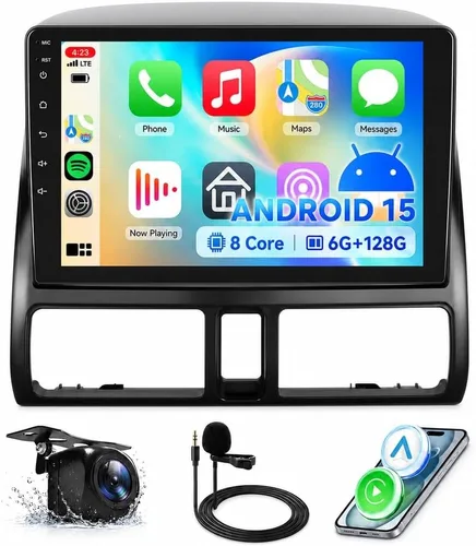 Vista 10 de Estéreo de coche WiFi 5G para Honda CRV 2002-2006 Radio de coche