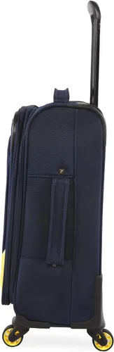 Vista 9 de Nautica Pathfinder - Juego de equipaje suave de 2 piezas equipaje de mano lona Azul MarinoAmarillo Pathfinder - Juego de equipaje de 2 piezas