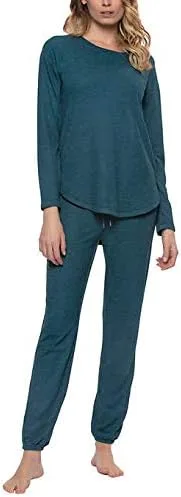 Vista 2 de Felina Comfyz Coco Conjunto relajamiento de 2 piezas Jersey cepillado LS Top & Jogger, S