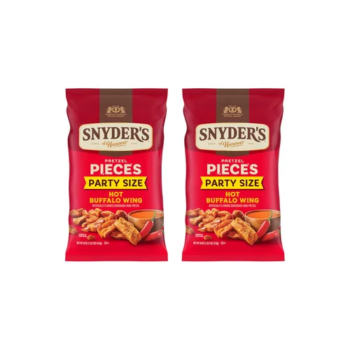 Vista 17 de Snyder's of Hanover Hot Buffalo Wing - Piezas de pretzel de 8 onzas