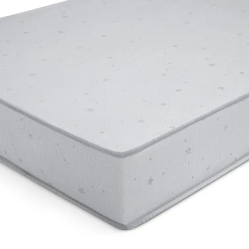 Vista 14 de Simmons - Colchón infantil Silver Nights de doble cara para cuna de bebé y colchón para niños pequeños - GREENGUARD Gold - Impermeable - Núcleo