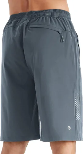 Vista 2 de Pantalones cortos deportivos para hombre, pantalones cortos de entrenamiento para correr, tenis, gimnasio, 5, 7, 9 pulgadas, cómodos, ligeros, 3