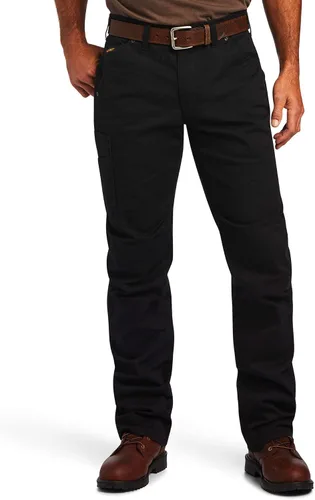 Vista 6 de ARIAT Pantalón de pierna recta Rebar M5 Durastretch de sarga lavada para hombre