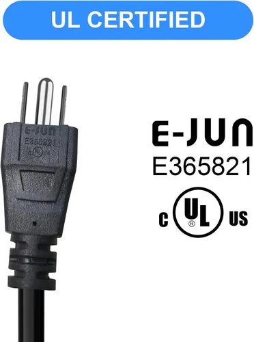 Vista 4 de Cable de alimentación percolador de 3 clavijas para Hamilton Beach Modelo 40616, piezas de repuesto para cafeteras Farberware, monitores de 3 pies