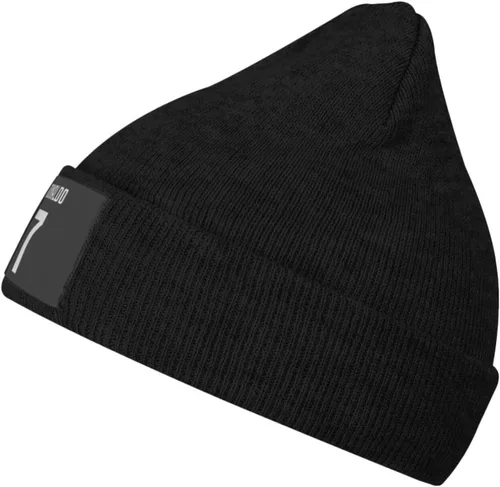 Vista 7 de Ronaldo #7 - Gorro de punto unisex para adultos, estilo casual, pasamontañas, medio pasamontañas