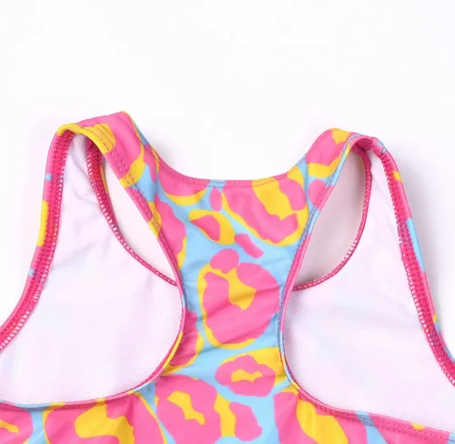 Vista 4 de Perfashion Trajes de baño de dos piezas para niñas, tankini y deportes de playa