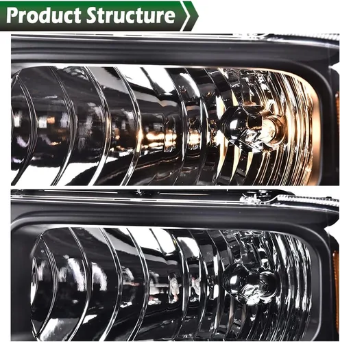 Vista 8 de GRAND ORANGE - Juego de faros delanteros, compatible con Ford F250 F350 F450 F550 1999-2004, para Ford Excursion 2000-2004, lado del conductor