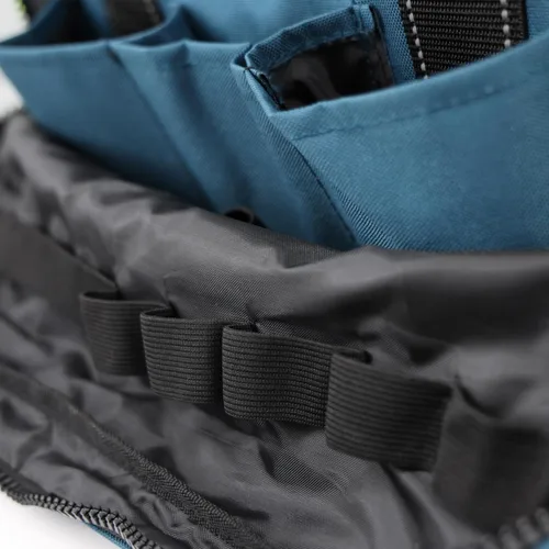 Vista 8 de Lightning X Bolsa modular grande para EMT de primeros auxilios de trauma para médicos de emergencia intermediarios Azul