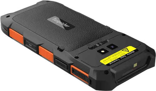 Vista 2 de Android 13 Escáner de Código de Barras Portátil para Computadora Móvil, PDA con Pantalla Táctil de 5.5 Pulgadas con Motor de Escaneo de Código