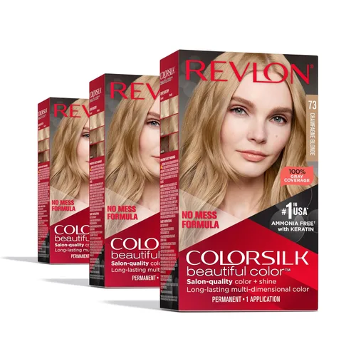 Vista 8 de Revlon Colorsilk Beautiful Color - Tinte permanente para el cabello, versión antigua, rubio sol ultra claro 03 (paquete de 3)