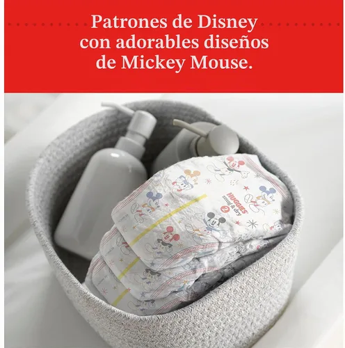 Vista 7 de Pañales para bebé Huggies Snug & Dry, tamaño recién nacido, 108
