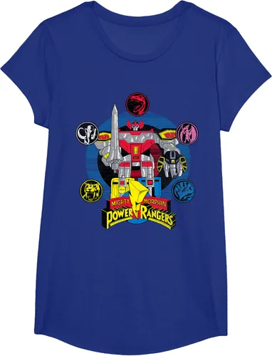 Vista 24 de Power Rangers Camiseta Megazord Asfalto