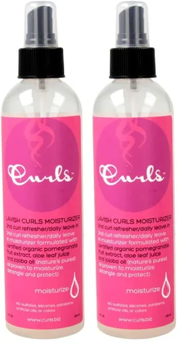 Vista 6 de Curls Classic Collection Lavish Moisturizer - Refresca, rehidrata y reactiva el cabello seco, cabello ondulado y rizado, 8 onzas líquidas