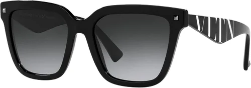Vista 2 de Valentino Gafas de sol redondas de moda para mujer negrogris oscuro talla única NegroGris oscuro talla única