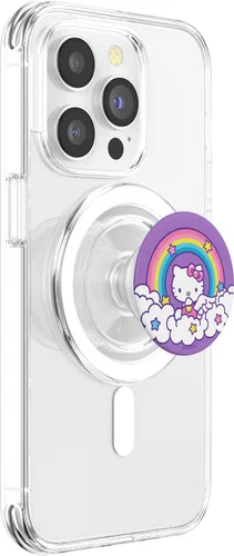 Vista 4 de Hello Kitty PopSockets PopGrip de Rainbow Angel para MagSafe