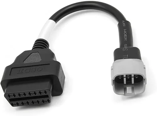 Vista 9 de Adaptador de Cable de Diagnóstico de 16 Pines a 6 Pines OBD2 OBDII para Motocicleta Compatible con Husqvarna
