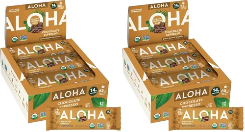 Vista 16 de ALOHA Barras de Proteína Orgánicas a Base de Plantas - Paquete de Variedad de 6 Sabores - 12 Unidades, Barras de 1.9oz - Aperitivos Veganos, Bajo
