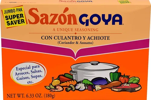 Vista 7 de Goya Foods Sazón Condimento con cilantro y Annatto, 1.41 onzas (paquete de 36)