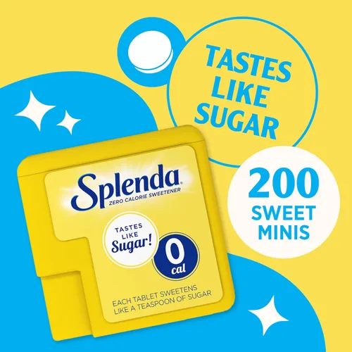 Vista 3 de SPLENDA Edulcorante sin calorías, mini tabletas solubles, 200