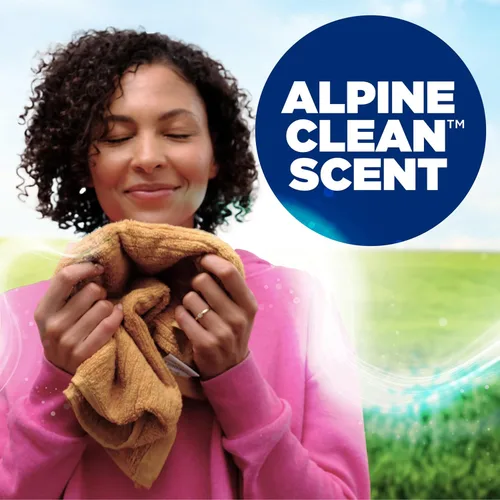 Vista 4 de ARM & HAMMER Detergente para ropa en polvo, Alpine Clean, 9.56 libras, 155 cargas