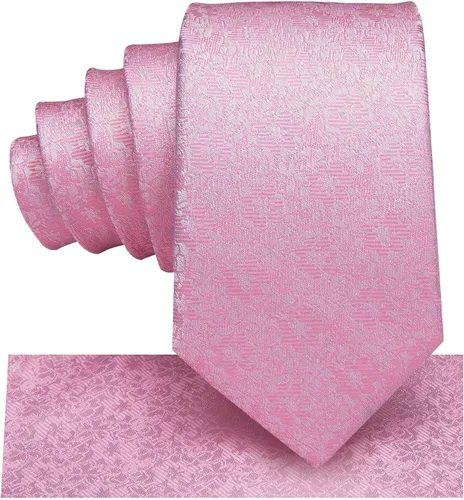 Vista 4 de Hi-Tie Juego de corbatas a juego para padre e hijo, corbatas de seda para regalos de fiesta de boda