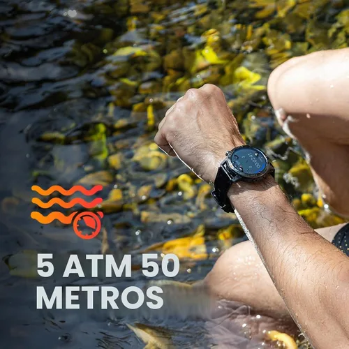 Vista 5 de AGM Legion Pro - Reloj inteligente resistente, pantalla AMOLED de 1.43 pulgadas (60 Hz, 600 nits), a prueba de golpes y caídas, 164.0 ft