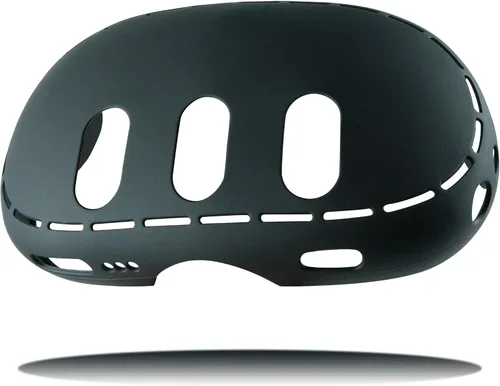 Vista 3 de VR Headset Silicone Shell Cover Compatible with Quest 3, Protective Front Face Cover Accessories Preventing Dust Collisions and ScratchesBlack