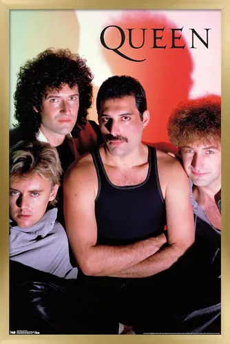 Vista 14 de Trends International Queen - Póster de pared en concierto, 14.725 x 22.375 pulgadas, versión enmarcada de madera de granero Versión enmarcada