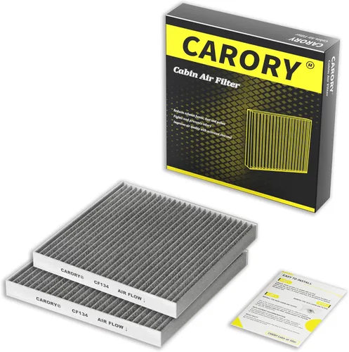 Vista 45 de Filtro de aire de cabina con carbón activado para Toyota Camry (2002-2006), Sienna (2004-2010), Avalon (2000-2004), Lexus RX350 (2007-2009), ES330