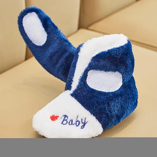 Vista 6 de Toddler Snow Boots Baby Girls Boys Booties Infant Winter Warm Crib Shoes Newborn First Walkers Fleece Prewalker Non-Slip