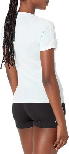 Vista 2 de adidas Originals Camiseta Adicolor Classics Slim de 3 rayas para mujer