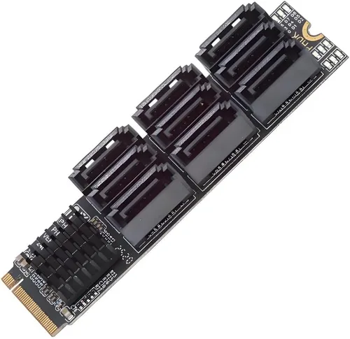 Vista 12 de xiwai NGFF Key A+E macho a PCI Express Riser Adaptador hembra en ángulo recto 90 grados Adaptador de perfil bajo Tarjeta de extensión Riser