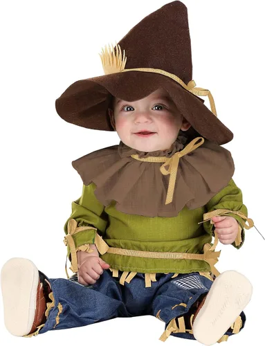 Vista 4 de Patchwork Scarecrow Infant Costume