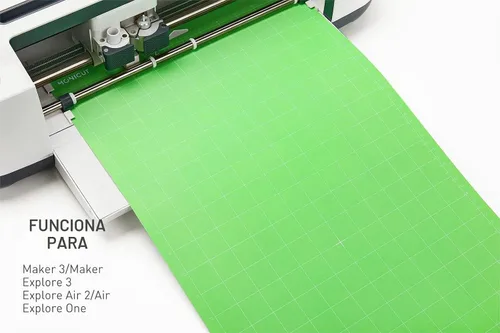 Vista 2 de Alfombrilla de corte de agarre estándar de 12 x 24 pulgadas para Cricut Maker 3/Maker/Explore 3/Air 2/Air/One, 3 alfombrillas de corte flexibles