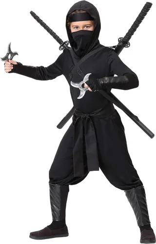 Vista 2 de Disfraz infantil de ninja Shinobi Stealth