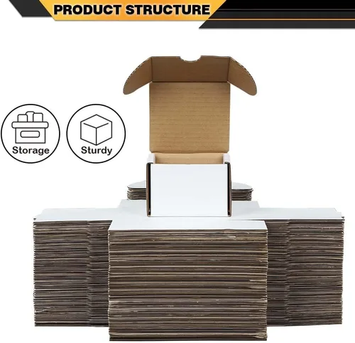 Vista 7 de CNNELL 50PCS Cajas de Almacenamiento 50 LOTES 200 Ct Tarjetas Deportivas Trading Max Pro Gaming Shipping