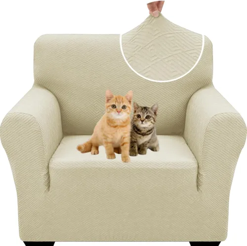 Vista 44 de XINEAGE Fundas elásticas nuevas para sillón 2025, 1 pieza, protector para silla de sala de estar, funda gruesa y suave con parte inferior elástica