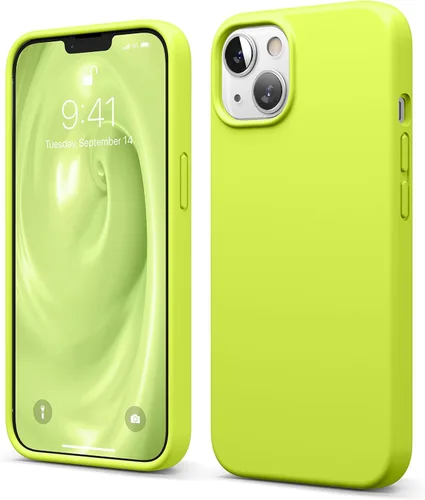 Vista 12 de elago - Carcasa de silicona líquida prémium para iPhone 13 Full Body Screen Camera Protective Cover, Shockproof, Slim Phone Case, Anti-Scratch