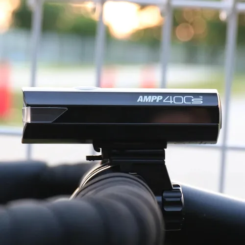 Vista 3 de CATEYE AMPP400S y ViZ100 Kit combinado de luz recargable USB para bicicleta