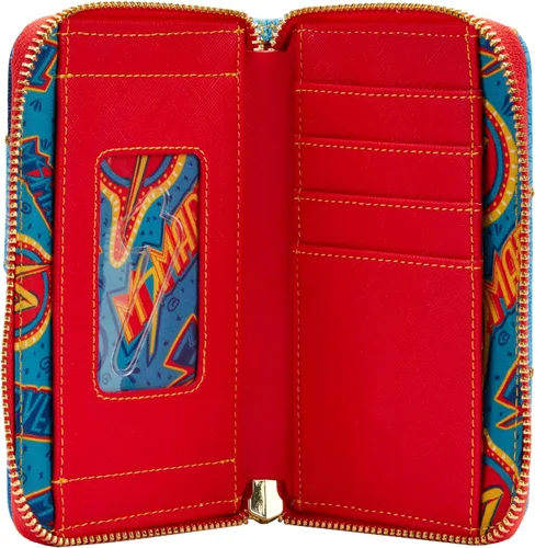 Vista 4 de Loungefly Cartera con cremallera alrededor de Marvel MS Marvel Cosplay
