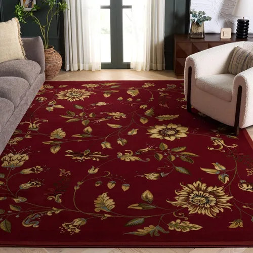 Vista 34 de SAFAVIEH - Alfombra de acento de la colección Lyndhurst, 3'3" x 5'3", color negro y multi, diseño floral tradicional, no desprende pelusa y de fácil
