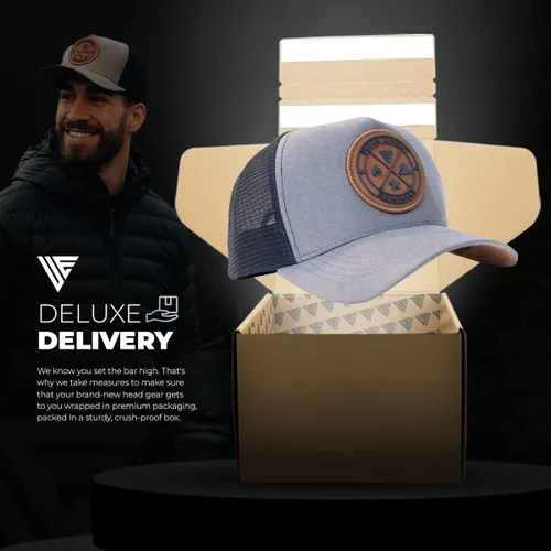 Vista 23 de Urban Effort Gorra trasera de malla, para hombres y mujeres, gorra de béisbol de 5 paneles, gran cierre a presión para caza y senderismo
